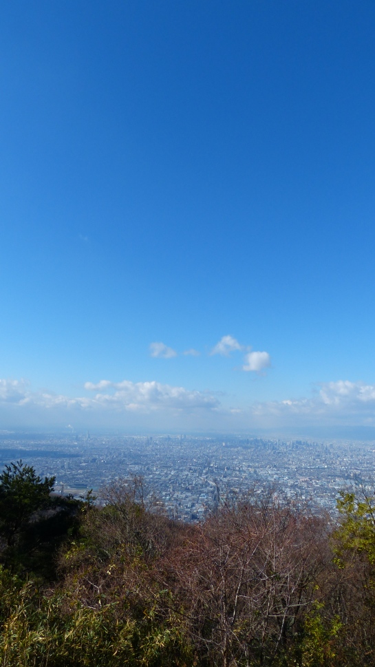 Osaka depuis le mont Takoma